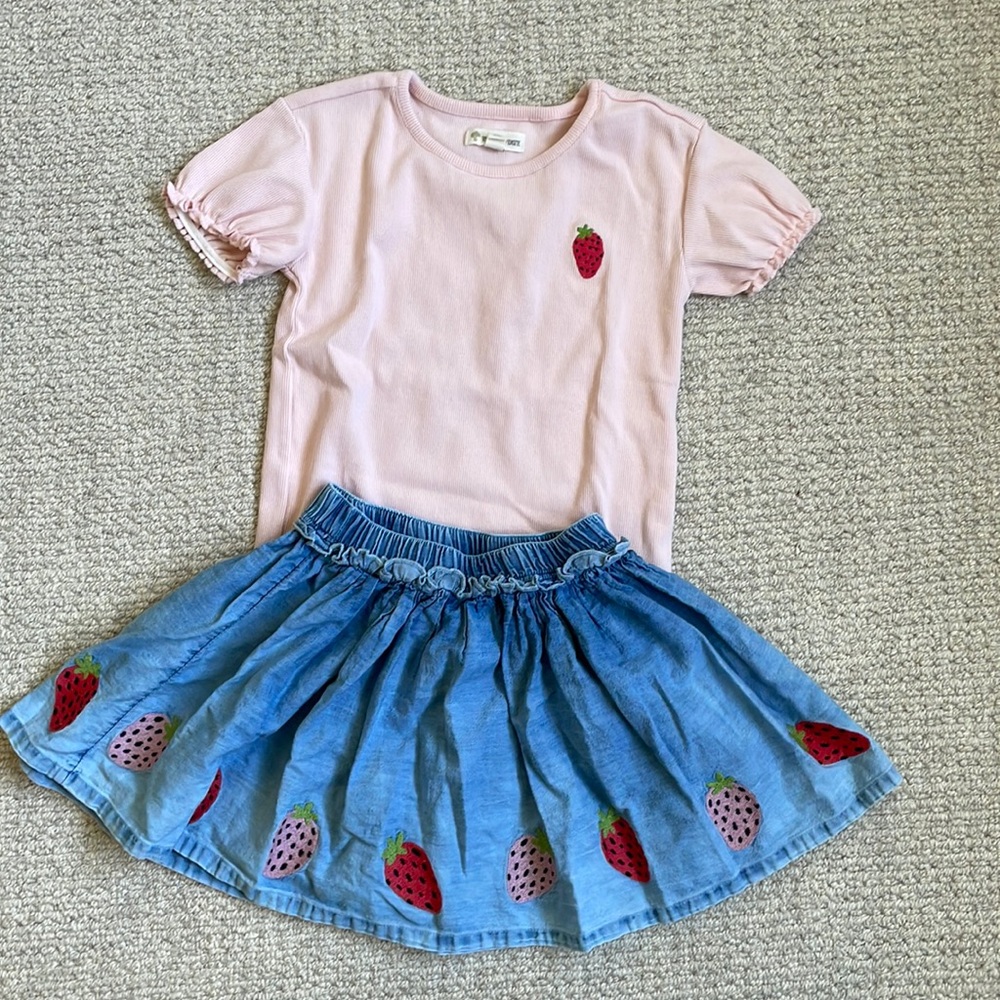 4T Tucker + Tate Strawberry Set